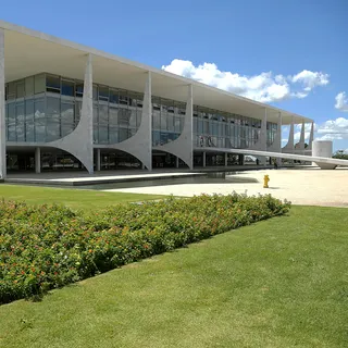The Palácio do Planalto, Brazil's presidential office, in Brasília