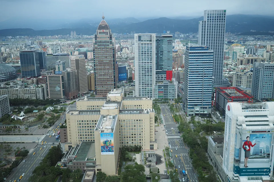 Taipei seen from Taipei 101.